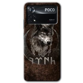 Poco X4 Pro Bozkurt Göktürk Baskılı Uyumlu Silikon Kılıf