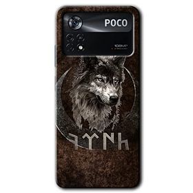 Poco X4 Pro Bozkurt Göktürk Baskılı Uyumlu Silikon Kılıf