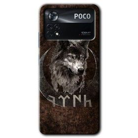 Poco X4 Pro Bozkurt Göktürk Baskılı Uyumlu Silikon Kılıf