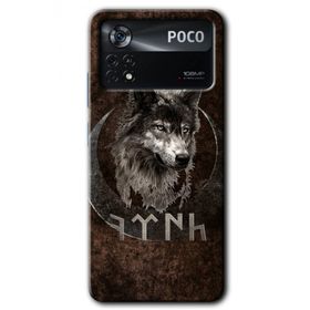 Poco X4 Pro Bozkurt Göktürk Baskılı Uyumlu Silikon Kılıf