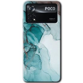 Poco X4 Pro Buzul Mermer Baskılı Uyumlu Silikon Kılıf