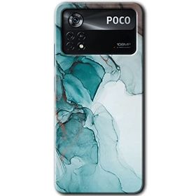 Poco X4 Pro Buzul Mermer Baskılı Uyumlu Silikon Kılıf