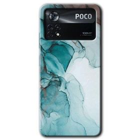 Poco X4 Pro Buzul Mermer Baskılı Uyumlu Silikon Kılıf
