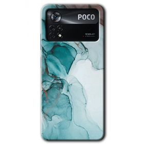 Poco X4 Pro Buzul Mermer Baskılı Uyumlu Silikon Kılıf