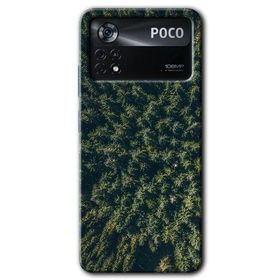 Poco X4 Pro Çam Ağacı Ormanı Baskılı Uyumlu Silikon Kılıf