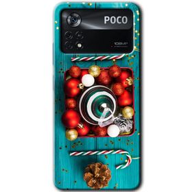 Poco X4 Pro Christmas Baskılı Uyumlu Silikon Kılıf