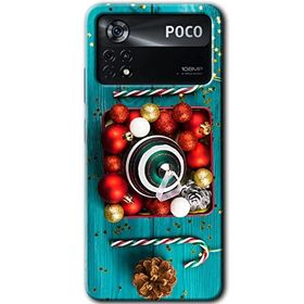 Poco X4 Pro Christmas Baskılı Uyumlu Silikon Kılıf