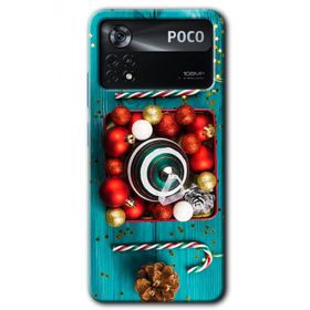 Poco X4 Pro Christmas Baskılı Uyumlu Silikon Kılıf