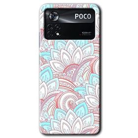 Poco X4 Pro Çin Mandala 1 Baskılı Uyumlu Silikon Kılıf