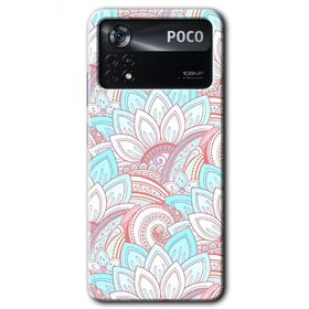 Poco X4 Pro Çin Mandala 1 Baskılı Uyumlu Silikon Kılıf