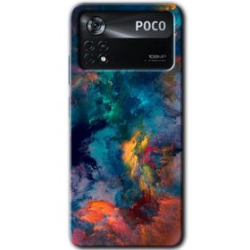 Poco X4 Pro Color Storm Baskılı Uyumlu Silikon Kılıf