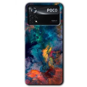 Poco X4 Pro Color Storm Baskılı Uyumlu Silikon Kılıf