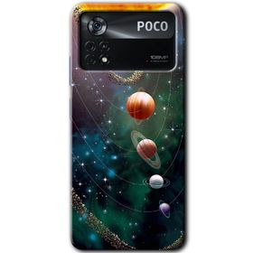 Poco X4 Pro Cosmos Baskılı Uyumlu Silikon Kılıf