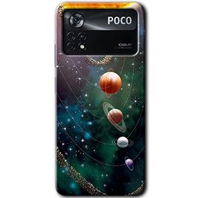 Poco X4 Pro Cosmos Baskılı Uyumlu Silikon Kılıf