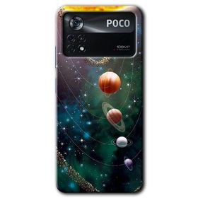 Poco X4 Pro Cosmos Baskılı Uyumlu Silikon Kılıf