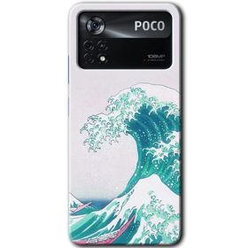 Poco X4 Pro Dalga Baskılı Uyumlu Silikon Kılıf