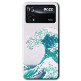 Poco X4 Pro Dalga Baskılı Uyumlu Silikon Kılıf