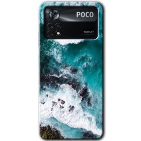 Poco X4 Pro Deniz Kıyısı Baskılı Uyumlu Silikon Kılıf