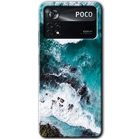 Poco X4 Pro Deniz Kıyısı Baskılı Uyumlu Silikon Kılıf