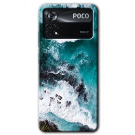 Poco X4 Pro Deniz Kıyısı Baskılı Uyumlu Silikon Kılıf