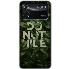 Poco X4 Pro Do Not Hide Baskılı Uyumlu Silikon Kılıf
