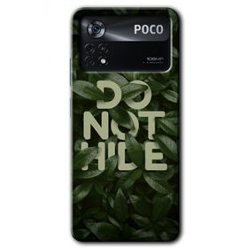 Poco X4 Pro Do Not Hide Baskılı Uyumlu Silikon Kılıf