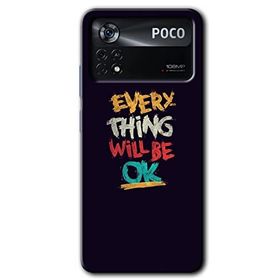 Poco X4 Pro Everything Baskılı Uyumlu Silikon Kılıf