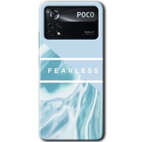 Poco X4 Pro Fearless Baskılı Uyumlu Silikon Kılıf