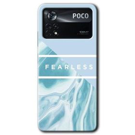 Poco X4 Pro Fearless Baskılı Uyumlu Silikon Kılıf