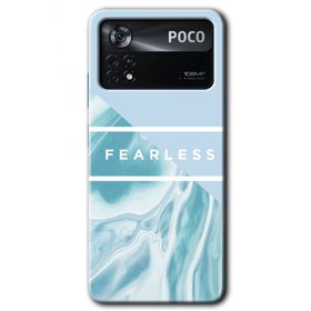 Poco X4 Pro Fearless Baskılı Uyumlu Silikon Kılıf