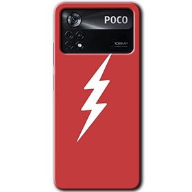Poco X4 Pro Flash Logo Baskılı Uyumlu Silikon Kılıf
