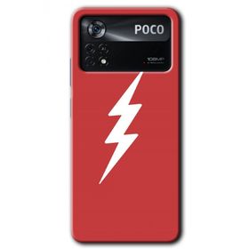 Poco X4 Pro Flash Logo Baskılı Uyumlu Silikon Kılıf