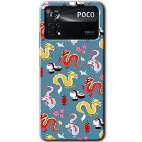 Poco X4 Pro Funky Dragon Baskılı Uyumlu Silikon Kılıf