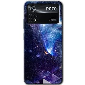 Poco X4 Pro Galaksi Baskılı Uyumlu Silikon Kılıf