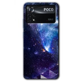 Poco X4 Pro Galaksi Baskılı Uyumlu Silikon Kılıf
