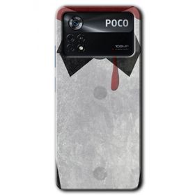 Poco X4 Pro Gentleman Blood Baskılı Uyumlu Silikon Kılıf