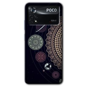 Poco X4 Pro Gezegen Döngüsü Baskılı Uyumlu Silikon Kılıf
