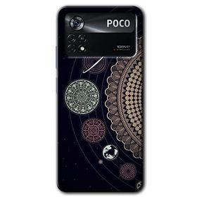 Poco X4 Pro Gezegen Döngüsü Baskılı Uyumlu Silikon Kılıf