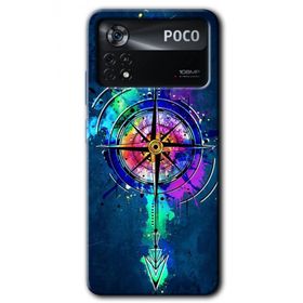 Poco X4 Pro Gizemli Pusula Baskılı Uyumlu Silikon Kılıf