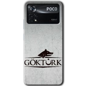 Poco X4 Pro Göktürk Baskılı Uyumlu Silikon Kılıf