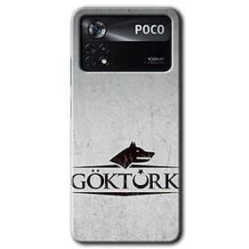 Poco X4 Pro Göktürk Baskılı Uyumlu Silikon Kılıf