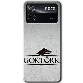 Poco X4 Pro Göktürk Baskılı Uyumlu Silikon Kılıf
