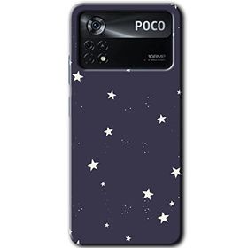 Poco X4 Pro Gökyüzü Yıldız Baskılı Uyumlu Silikon Kılıf