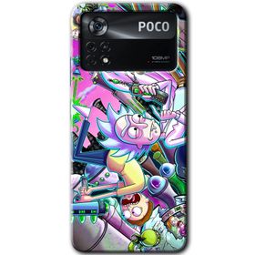 Poco X4 Pro Graffiti Çizgi Film Baskılı Uyumlu Silikon Kılıf