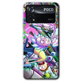 Poco X4 Pro Graffiti Çizgi Film Baskılı Uyumlu Silikon Kılıf