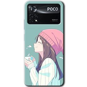 Poco X4 Pro Happy Girl Baskılı Uyumlu Silikon Kılıf