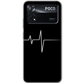 Poco X4 Pro Heart Rytm Baskılı Uyumlu Silikon Kılıf