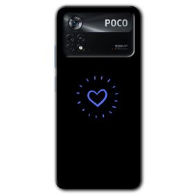 Poco X4 Pro Heart Strokes Baskılı Uyumlu Silikon Kılıf