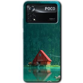 Poco X4 Pro House In Woods Baskılı Uyumlu Silikon Kılıf