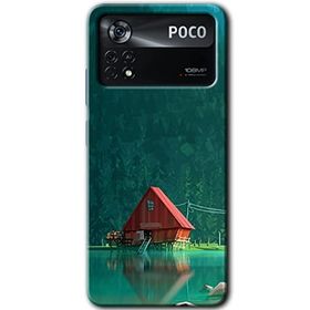 Poco X4 Pro House In Woods Baskılı Uyumlu Silikon Kılıf